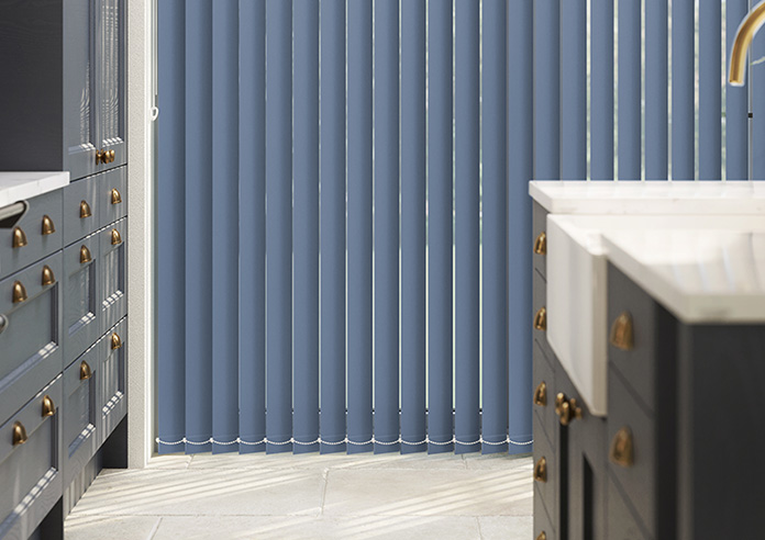 Roma, Deep Blue - Vertical Blind - Image 5